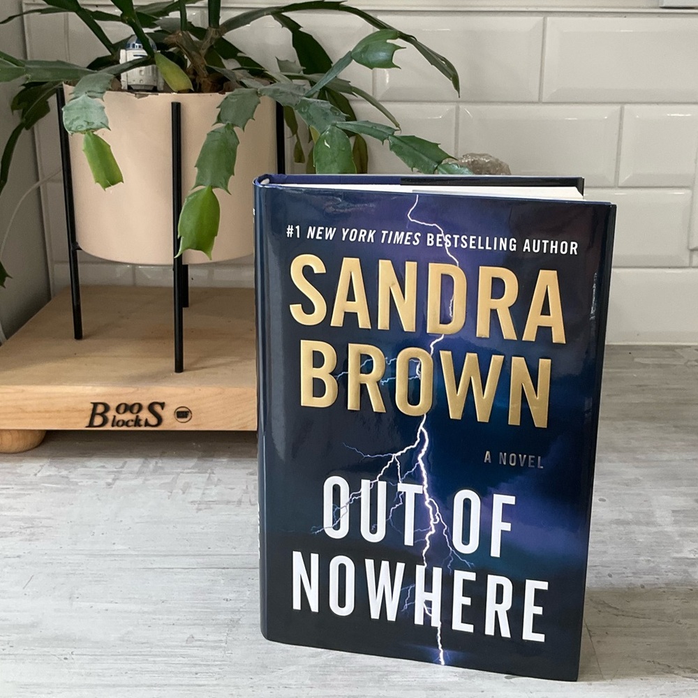Book | Out Of Nowhere by Sandra Brown Hard Cover